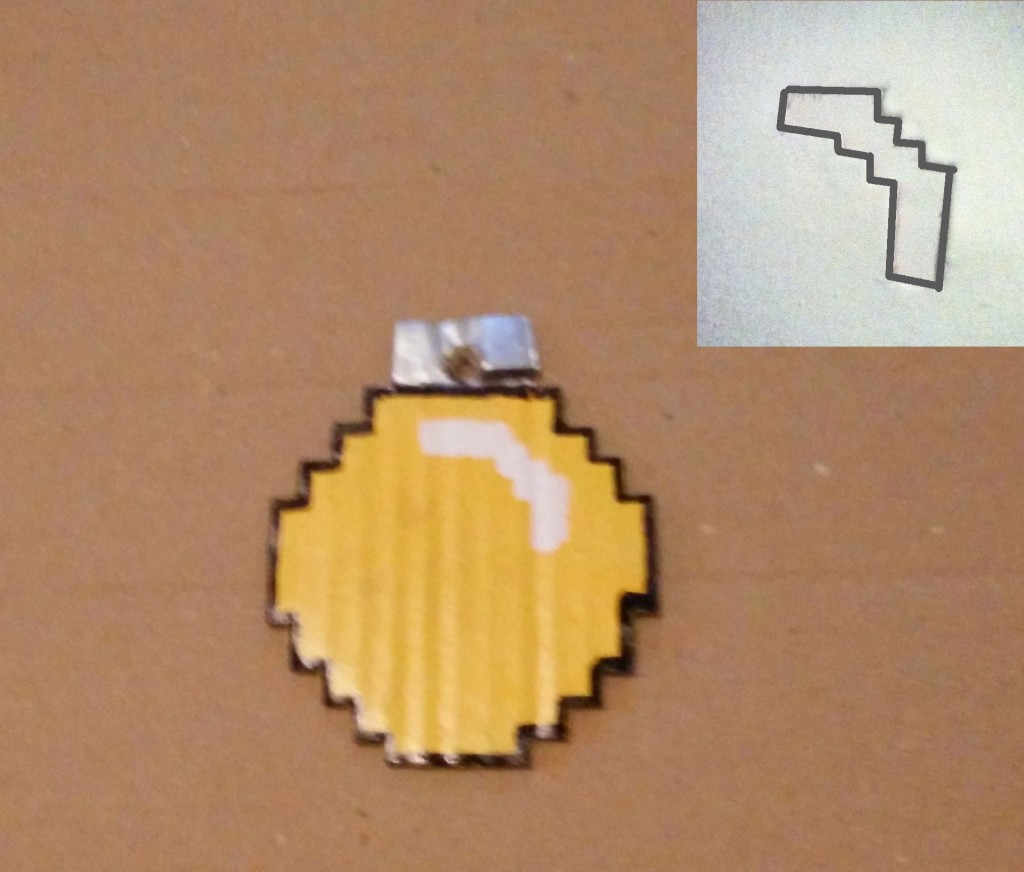 Contour des boules de Noël 8-Bit